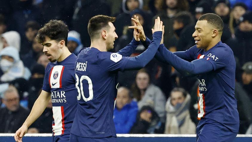 PSG aplastó a Olympique de Marsella de Alexis Sánchez y se escapa en el liderato de la Ligue 1