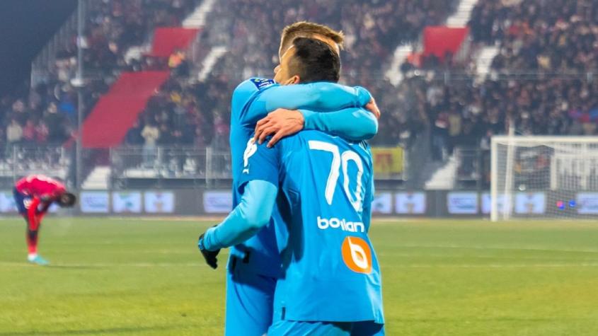 Con doblete de Alexis Sánchez: Marsella venció a Clermont Foot y no le pierde pisada al PSG en la Ligue 1