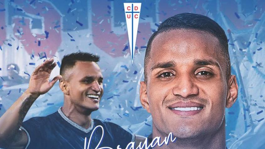 ¡Antes del cierre del libro de pases! La UC oficializó el fichaje del colombiano Brayan Rovira