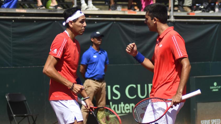Tabilo y Barrios se quedaron con el dobles y Chile toma la ventaja en la serie de Copa Davis ante Kazajistán