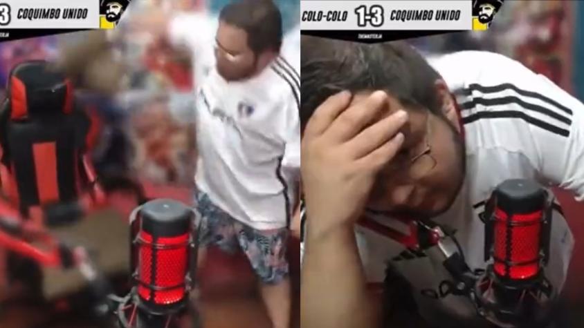 VIDEO| ¡Quiso romper todo! Mira la reacción de Master J.A en la derrota de Colo Colo
