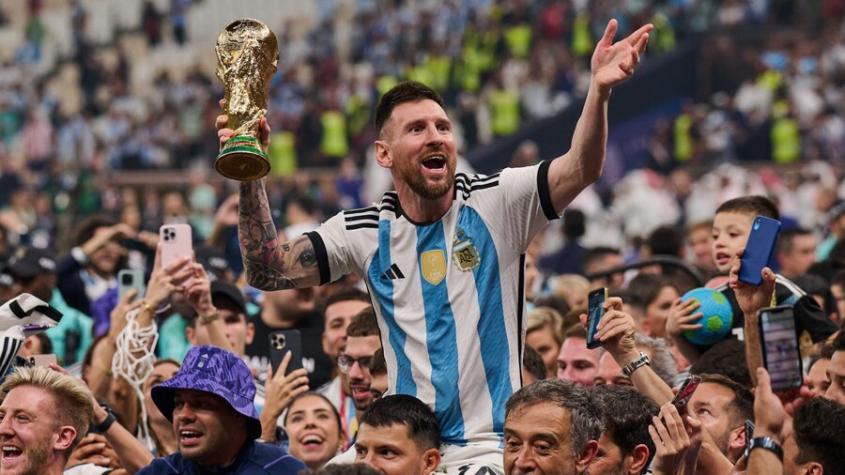 No se olvidan de La Roja: Lionel Messi recordó las finales perdidas ante Chile en pleno festejo mundialista
