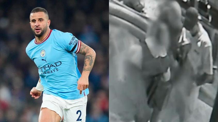 ¡Escándalo! Captan a Kyle Walker ebrio, acosando a una mujer y mostrando sus genitales en público