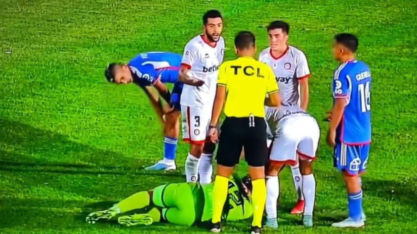 ¡Insólito! Leandro Fernández fue captado escondiendo proyectil lanzado a Omar Carabalí