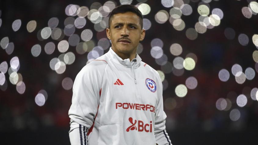 VIDEO | Así calentó Alexis Sánchez que se quedó en la banca para el amistoso de la Roja