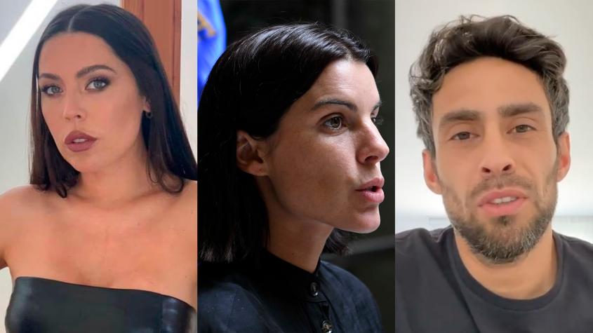 Daniela Aránguiz, Maite Orsini y Jorge Valdivia