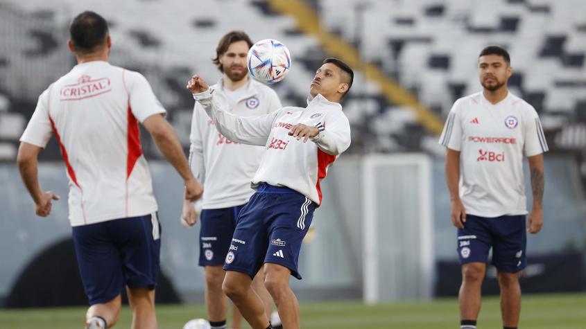 Entrenamiento Selección chilena 