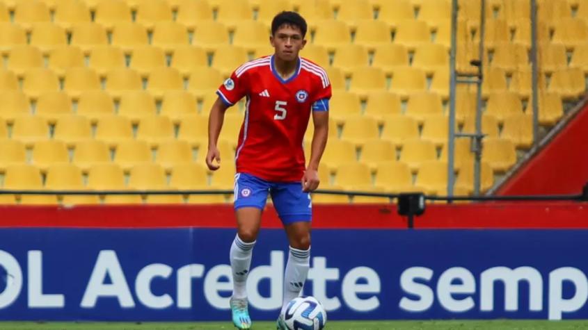 Problemas para la Roja Sub 17: Benjamín Molina se perderá el Hexagonal Final del Sudamericano por lesión