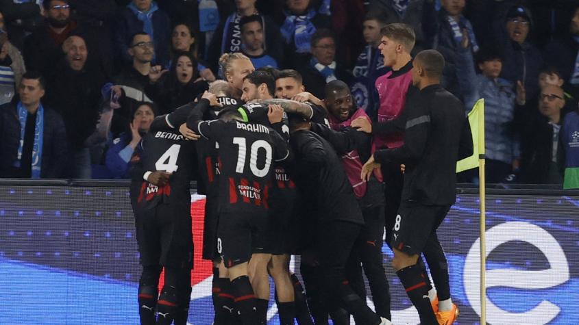 AC Milan igualó con Napoli y clasificó a las semifinales de la Champions League después de 16 años