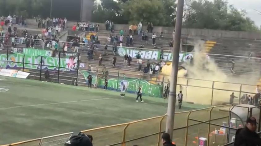 VIDEO| Partido amistoso entre Provincial Osorno y Deportes Puerto Montt terminó en batalla campal entre barras