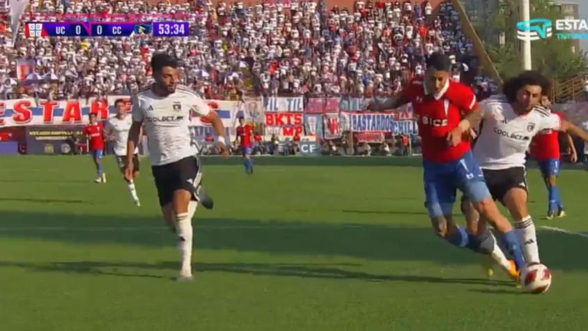 VIDEO| ¿Era penal? El empujón de Falcón a Zampedri que los Cruzados reclamaron con todo