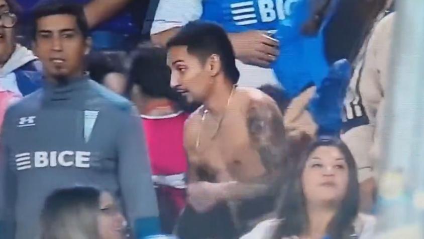 ¡Aplicará derecho de admisión! La UC pidió ayuda para identificar a hincha que se quedó con una pelota