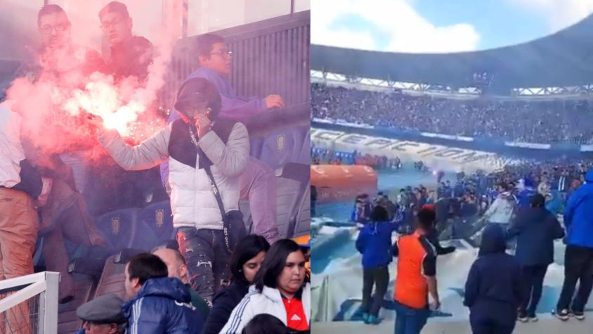 Hinchas de la U le dieron brutal golpiza a presunto autor de incidentes en el Clásico Universitario