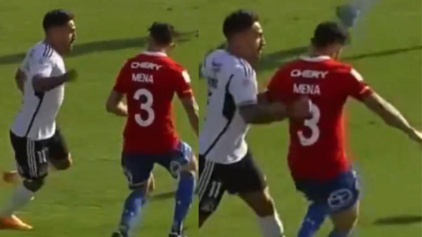 VIDEO | "Cobrando para un lado...": el codazo de la UC ante Colo Colo que el árbitro no revisó