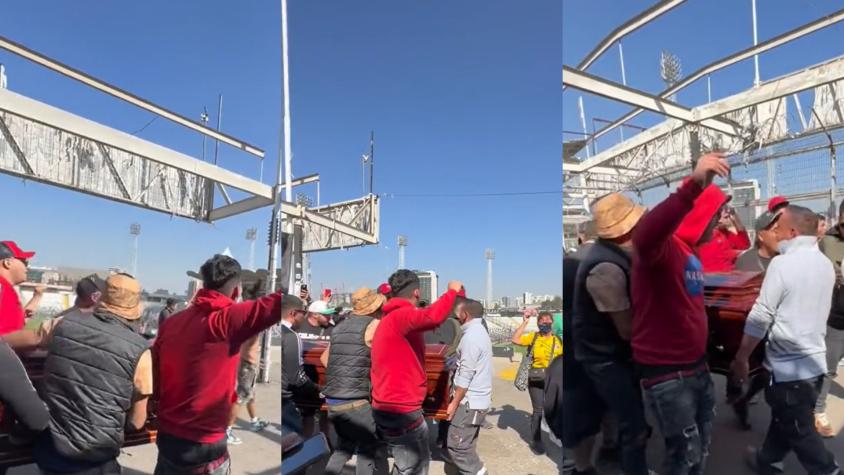 "Lo hicieron de forma violenta": Colo Colo se desentiende de los hinchas que ingresaron en cortejo fúnebre al Monumental