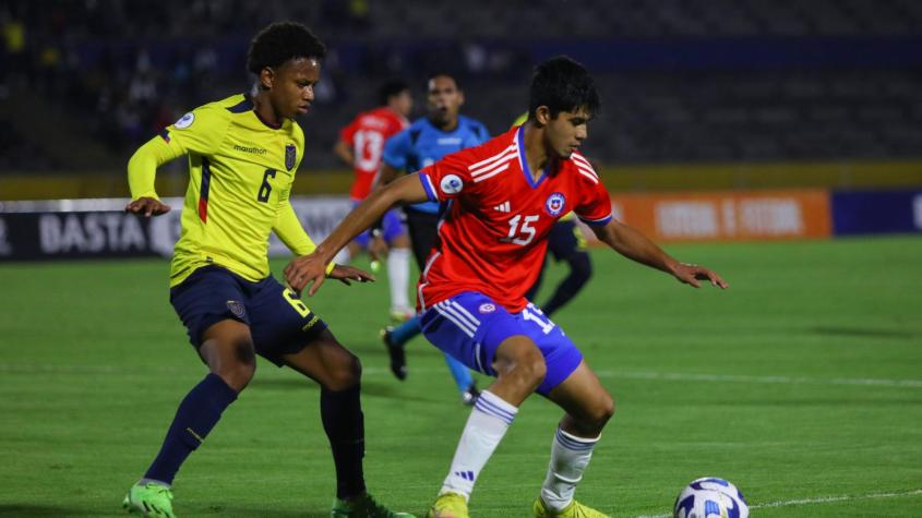 Chile recibió un duro golpe ante Ecuador y complica sus aspiraciones en el Sudamericano Sub 17