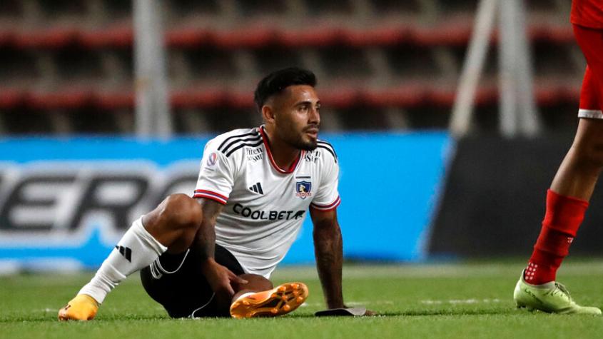 Sufre Colo Colo: Marcos Bolados será baja para el duelo con Boca Juniors y lo que resta de la primera rueda