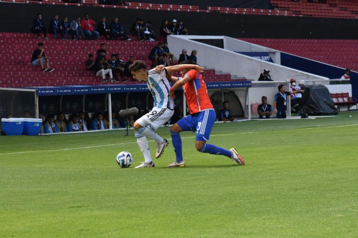 La Roja arrancó su camino en el Hexagonal Final del Sudamericano Sub 17 con una dura caída ante Argentina