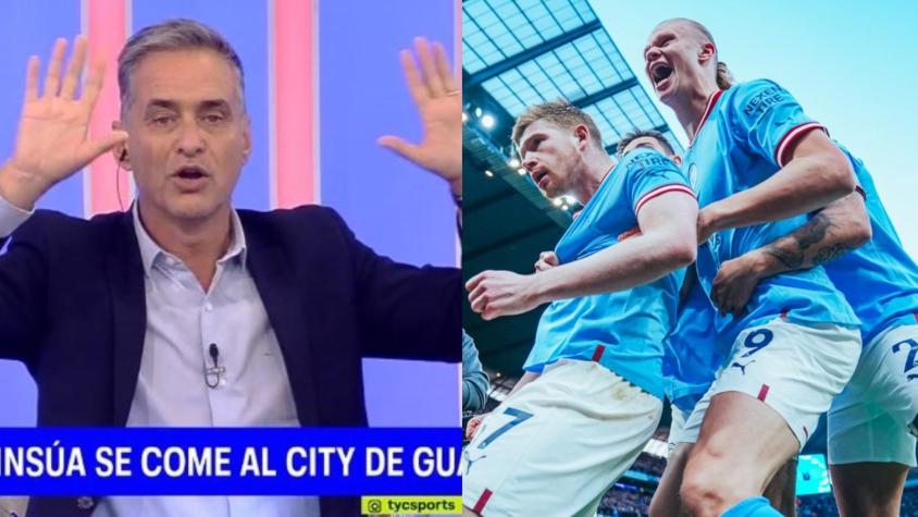 Periodista argentino completamente en ácidos "Si viene el Manchester City, acá termina quinto"