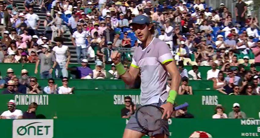 ¡Imparable! Nicolás Jarry se agiganta en el Masters 1000 de Montecarlo con gran remontada ante Popyrin