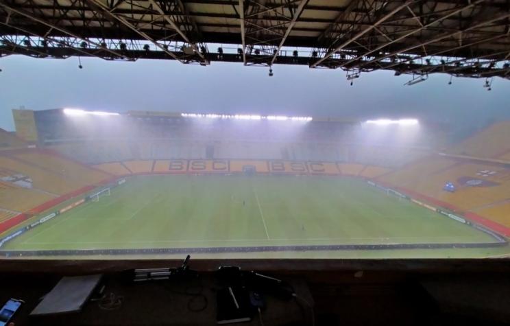 VIDEO| La intensa lluvia que retrasó el segundo tiempo entre Chile y Colombia en el Sudamericano Sub 17