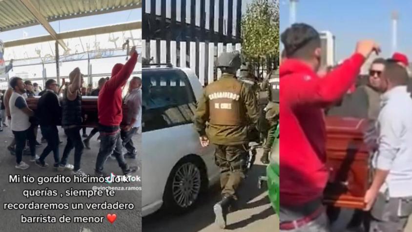 La trama del funeral que terminó con el féretro del "Guatón Carlos" en las tribunas del Monumental