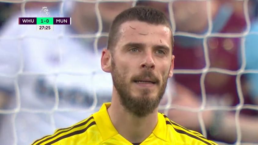 VIDEO | El insólito error de David De Gea en la caída de Manchester United ante West Ham en la Premier League