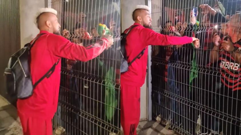 ¡Lo recibieron como un Rey! Arturo Vidal pisó suelo chileno junto a Flamengo y desató locura total