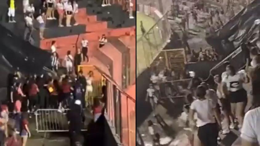 ¡Atención ANFP! Partido con barras formadas solo por mujeres y niños terminó con incidentes en Brasil