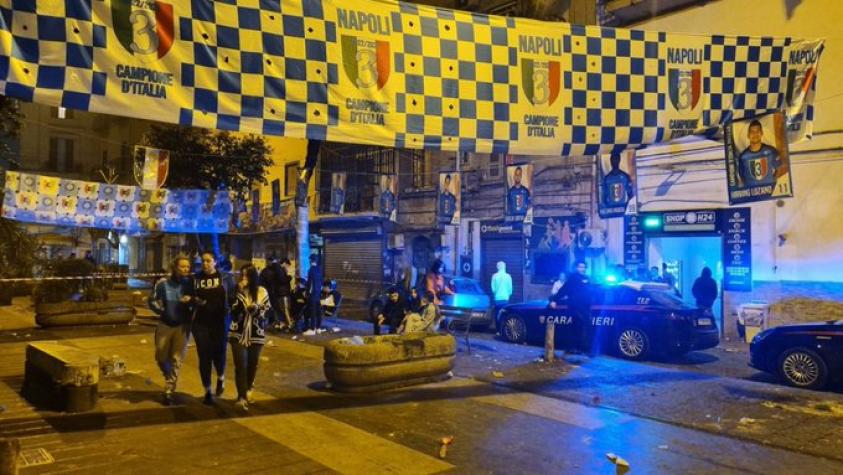 Un muerto y más de 200 heridos: el triste saldo que dejaron las celebraciones del Scudetto de Napoli