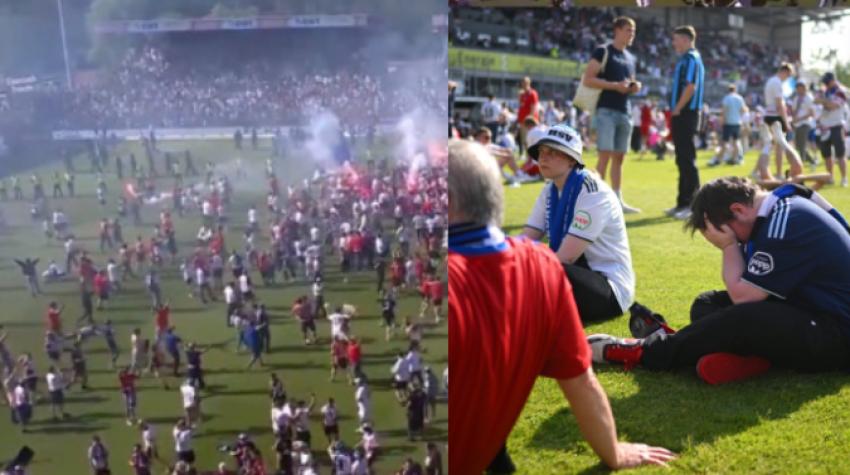 ¡Papelón! Hamburgo celebró el ascenso antes de tiempo y su rival se lo arrebató en los descuentos