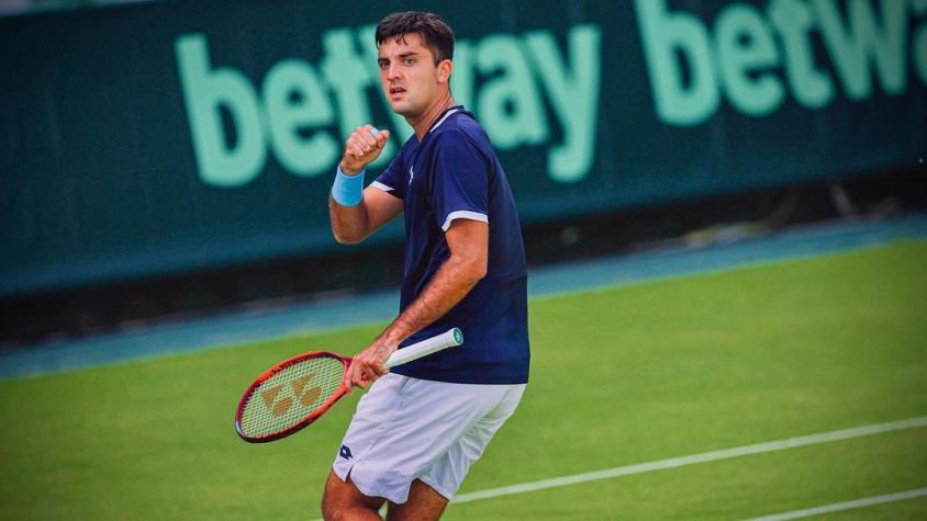 ¡Sigue prendido! Tomás Barrios queda a un paso del cuadro principal de Wimbledon tras nuevo triunfo en la qualy