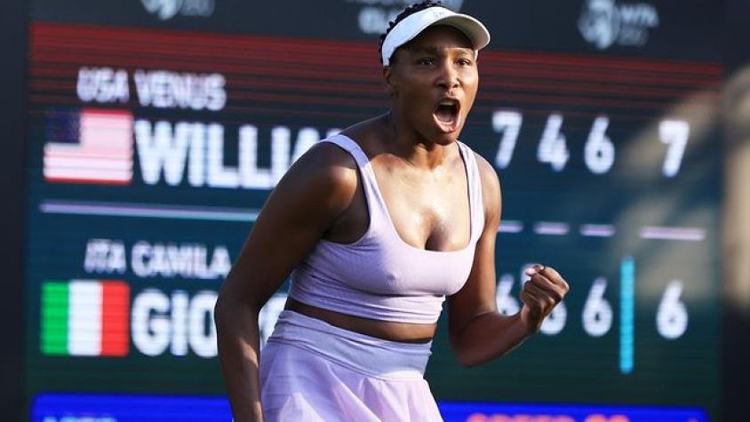 ¡43 años no son nada! Venus Williams derrotó a una top 50 en el torneo de Birmingham