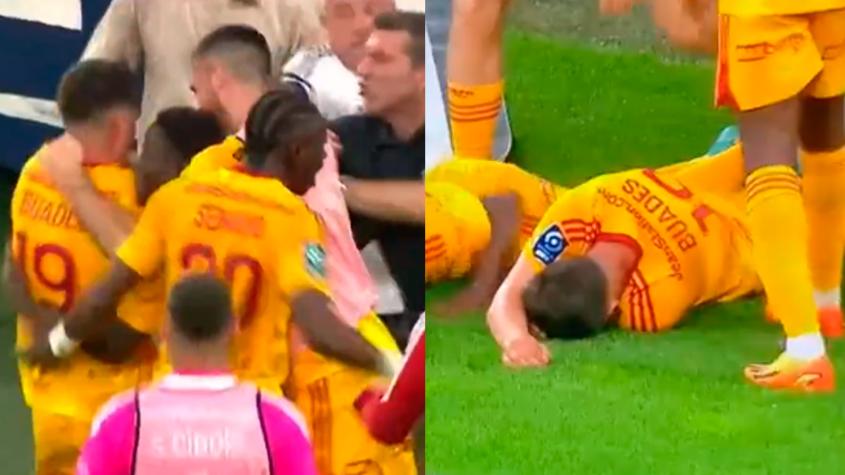 Conmoción en Francia: Futbolista de la Ligue 2 fue hospitalizado de urgencia tras ser agredido por un barrista