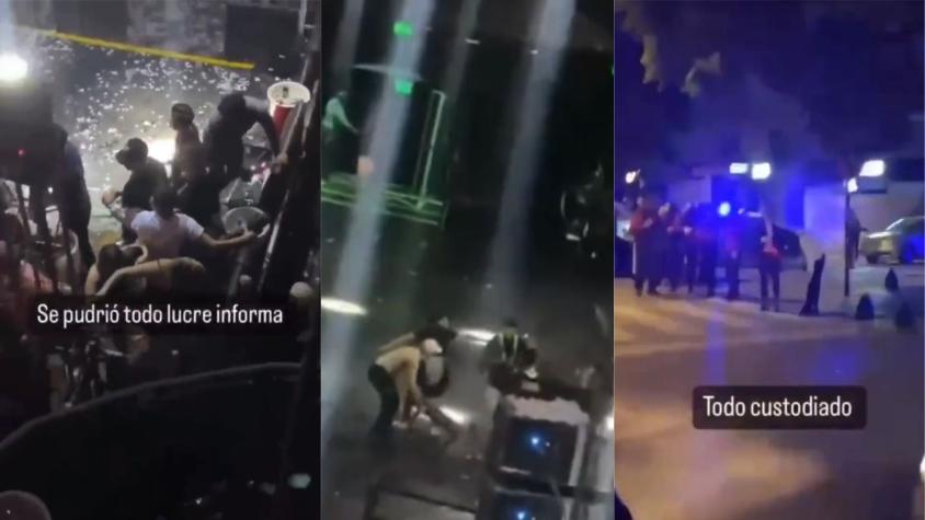 ¡Bochornoso! Hinchas de Colo Colo protagonizan batalla campal en discoteca de Buenos Aires