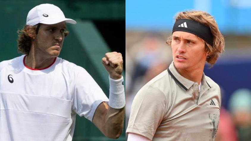 ¡El chileno sabe ganarle! Así está el historial entre Nicolás Jarry y Alexander Zverev previo a los cuartos de final de Halle