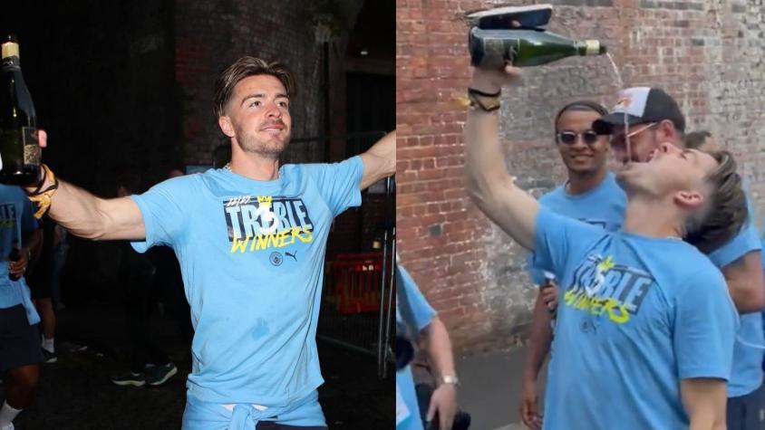¿Estará bien? Jack Grealish fue suplente en Inglaterra tras maratónico festejo junto a Manchester City