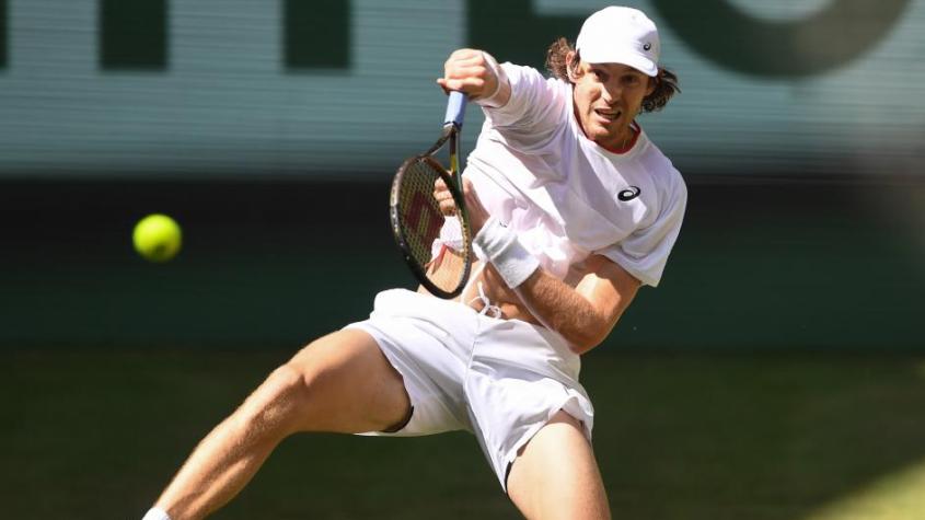 Nicolás Jarry fue eliminado por Alexander Zverev en los cuartos de final del ATP de Halle