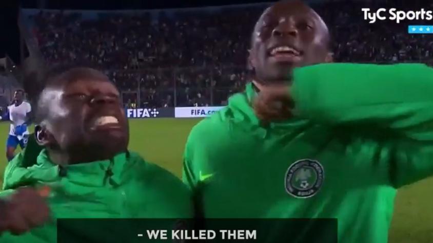 VIDEO| Argentinos indignados por la celebración de Nigeria tras dejarlos fuera del Mundial Sub 20