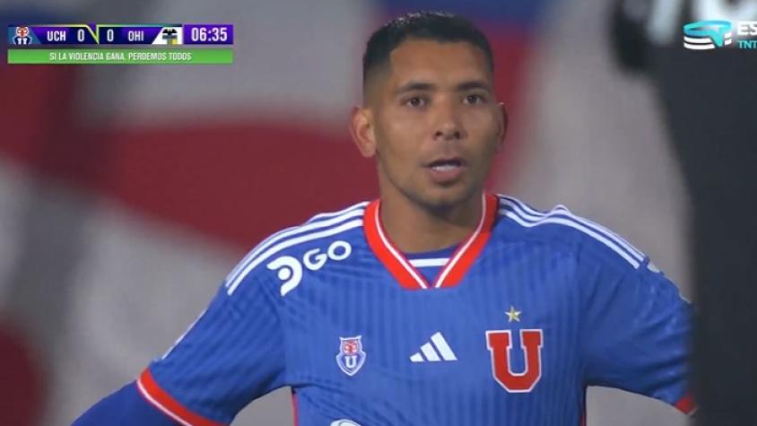 Era un golazo: Revisa la anotación que le anularon a Cristian Palacios que abría la cuenta para la U