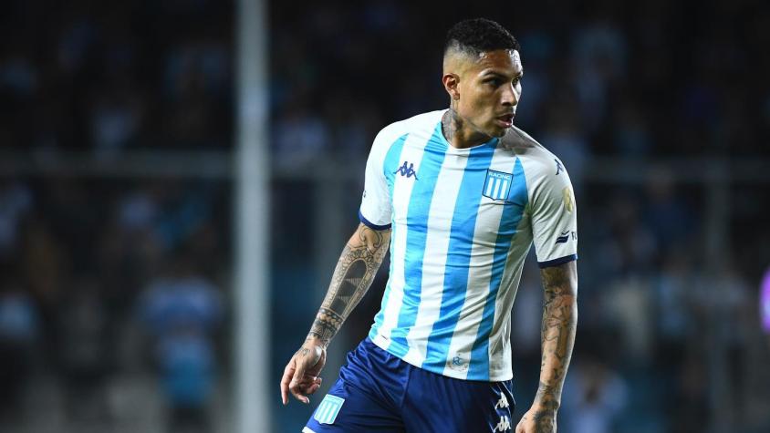 ¿Opción para el fútbol chileno? Paolo Guerrero se desvinculó de Racing Club