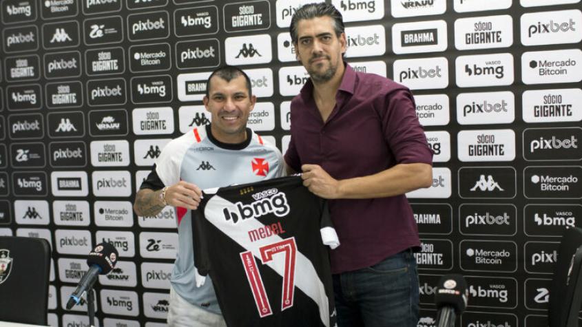 Gary Medel lució tatuaje de la UC en medio de su presentación en Vasco da Gama