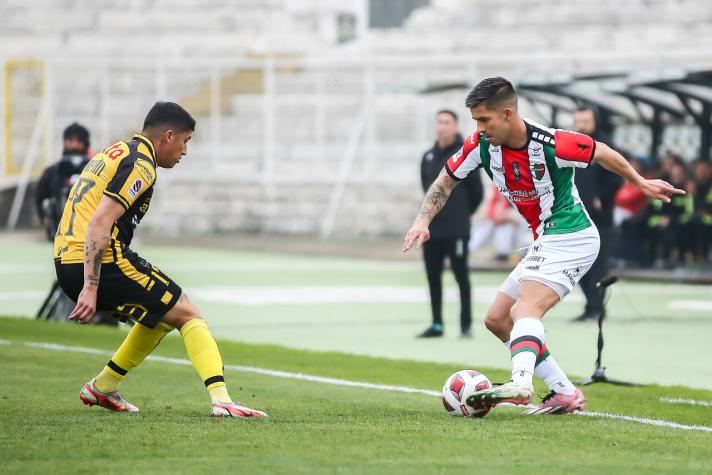 Coquimbo Unido consiguió agónico empate ante Palestino en La Cisterna y se mantiene en la lucha por el título