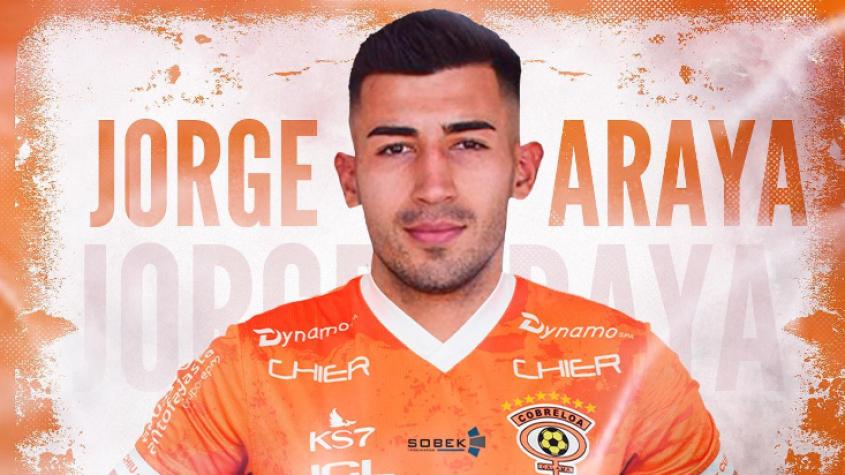 Cobreloa refuerza su mediocampo con Jorge Araya para la segunda rueda de la Primera B 2023