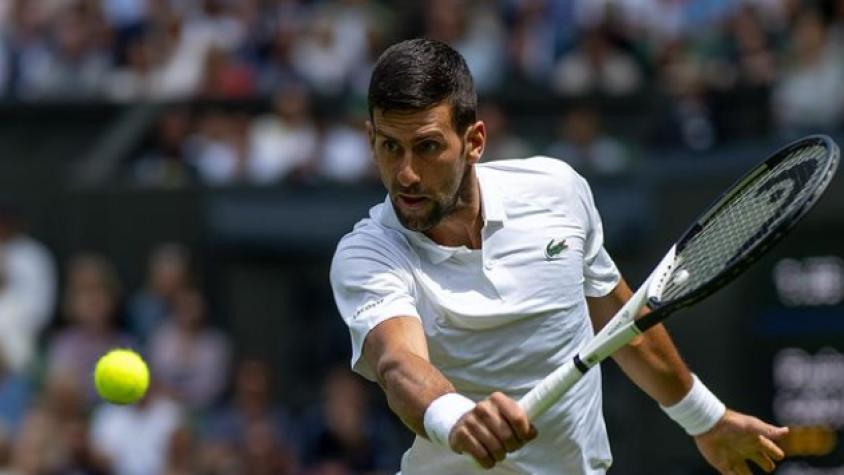 Novak Djokovic en Wimbledon. Créditos: @djokernole