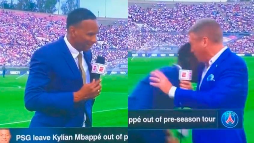 Impacto mundial: Comentarista de TV se desplomó en plena transmisión del duelo amistoso entre Real Madrid y AC Milan 