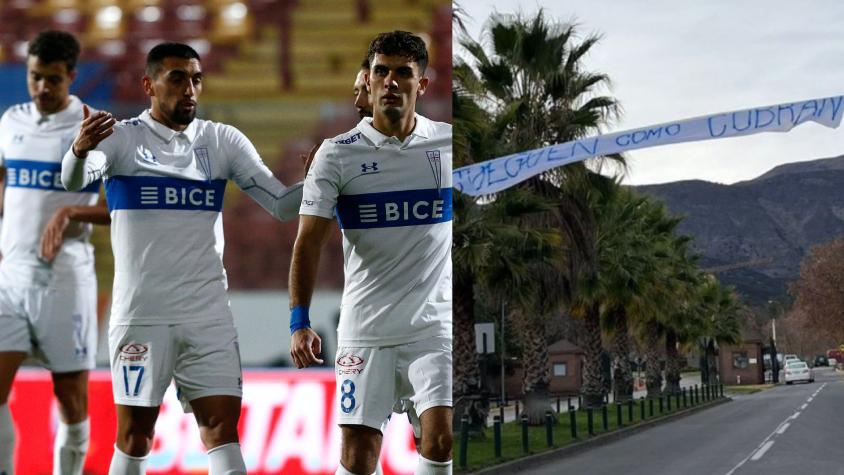 Hinchas de la UC perdieron la paciencia y dejaron fuerte amenaza en San Carlos de Apoquindo: "Jueguen como cobran"