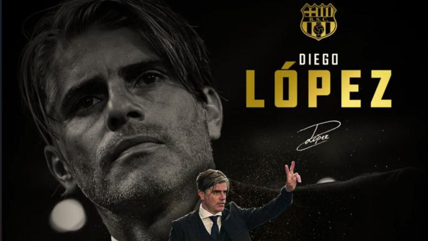 Diego López vuelve a dirigir tras fracasar en la U: fue presentado como nuevo DT de Barcelona de Guayaquil