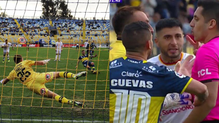 ¡Desató la furia hispana! El polémico penal que marcó el triunfo de Everton sobre Unión Española