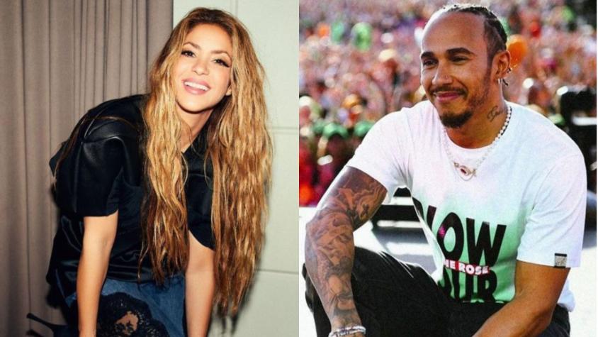 Shakira y Lewis Hamilton - Créditos: Instagram